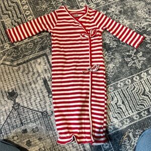 Mud Pie Striped Red and White Kids Nightgown
